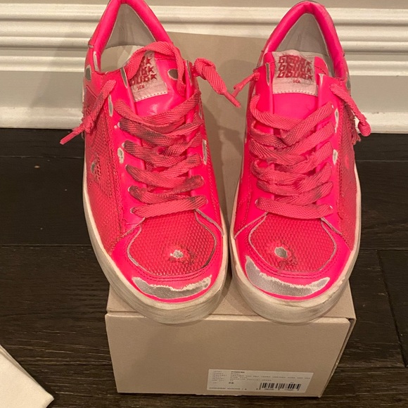 Golden Goose Pink Sneakers - Picture 1 of 10